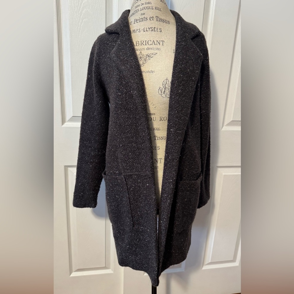 Small A New Day Heather Purple Coat Jacket Cardigan - Picture 7 of 16